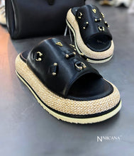Load image into Gallery viewer, iLVi098-Sandals: Black