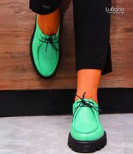 Load image into Gallery viewer, 196- NIK' ANA By Lufiano Lace up: Green