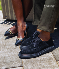 Load image into Gallery viewer, FD005-Lace up : Black