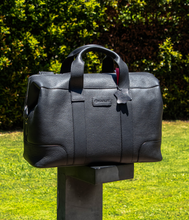 Load image into Gallery viewer, SKARLET015- Black Leather Travel bag