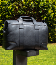 Load image into Gallery viewer, SKARLET015- Black Leather Travel bag