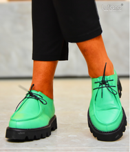 Load image into Gallery viewer, 196- NIK' ANA By Lufiano Lace up: Green
