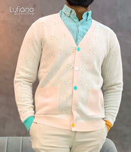 Load image into Gallery viewer, LFN018:Cardigen Knit Top: Ecru