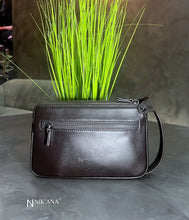 Load image into Gallery viewer, SKARLET033- Brown leather clutch bag