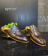 Load image into Gallery viewer, FD002-Leather sandals - Brown