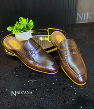 Load image into Gallery viewer, FD002-Leather sandals - Brown