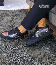 Load image into Gallery viewer, 222C - Lufiano Leather Sneaker- Black