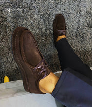 Load image into Gallery viewer, iLVi070-Lace up: Brown