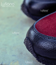 Load image into Gallery viewer, 219 - Lufiano Leather Sneaker- Black-Burgundy