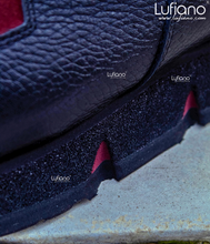 Load image into Gallery viewer, 219 - Lufiano Leather Sneaker- Black-Burgundy