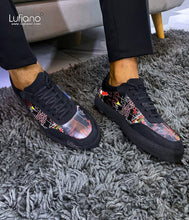 Load image into Gallery viewer, 222C - Lufiano Leather Sneaker- Black