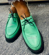 Load image into Gallery viewer, 196- NIK' ANA By Lufiano Lace up: Green
