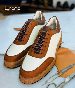 222B - Lufiano Leather Sneaker- Brown