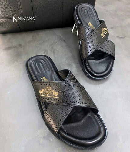 iLVi093-Sandals: Black
