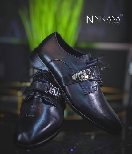 iLVi046-Monk Strap: Black