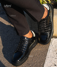 Load image into Gallery viewer, 199  Lufiano Lace Up : Black