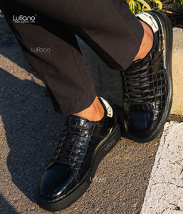 199  Lufiano Lace Up : Black