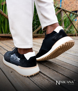iLVi053-Lace up: Black