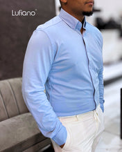Load image into Gallery viewer, 37844 : Long sleeve shirt - Light blue