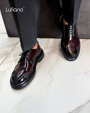 Load image into Gallery viewer, 248 - Lufiano Lace up: Burgundy