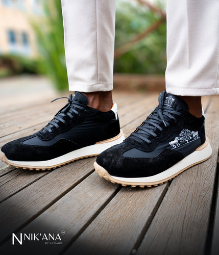 iLVi053-Lace up: Black