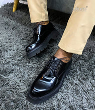 Load image into Gallery viewer, 242 - Lufiano Lace up: Black
