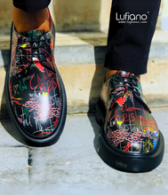 Load image into Gallery viewer, 163 Lufiano Lace Up: Black