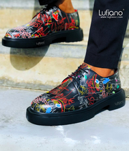 Load image into Gallery viewer, 163 Lufiano Lace Up: Black