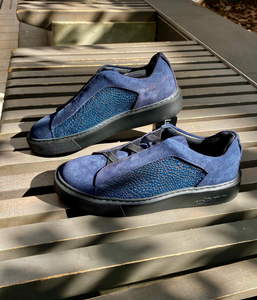 228  Lufiano Slip On :Blue