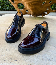 Load image into Gallery viewer, 204B  Lufiano Lace Up: Burgundy