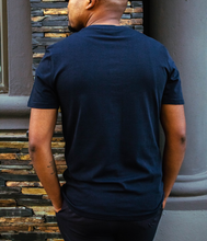 Load image into Gallery viewer, 01010 SERVALLI Top : Navy