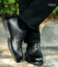 Load image into Gallery viewer, 124 - Lufiano Lace up: Black