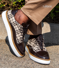 Load image into Gallery viewer, 226B  Lufiano Lace Up: Brown