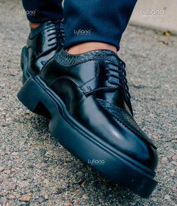 170  Lufiano Lace Up: Black
