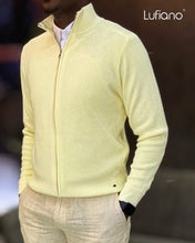 Load image into Gallery viewer, LFN038:Cardigen Knit Top: Butter milk