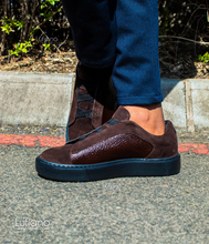 Load image into Gallery viewer, 228  Lufiano Slip On :Brown