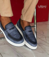 Load image into Gallery viewer, 234  - Lufiano Slip On: Blue