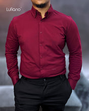 Load image into Gallery viewer, 37844 : Long sleeve shirt - Claret red