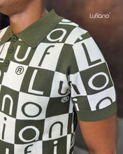 Load image into Gallery viewer, LFN007: Knit Top:Olive-Ecru