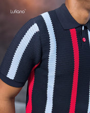 Load image into Gallery viewer, LFN028: Knit Top:Black-red