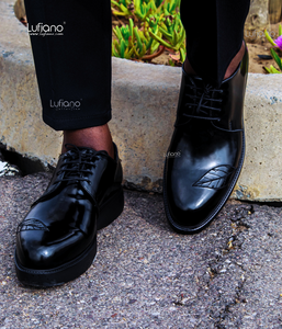 225 - Lufiano Lace up: Black