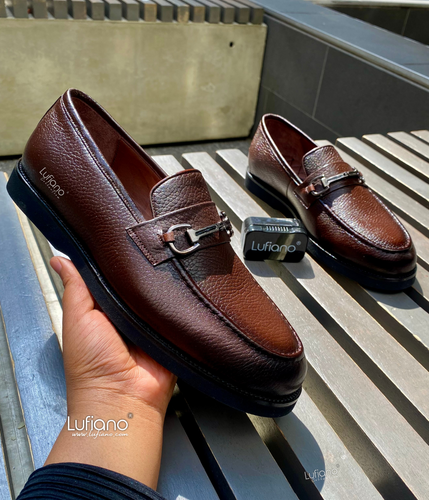 227 - Lufiano Slip On: Brown