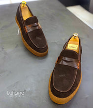 Load image into Gallery viewer, 234B  - Lufiano Slip On: Brown