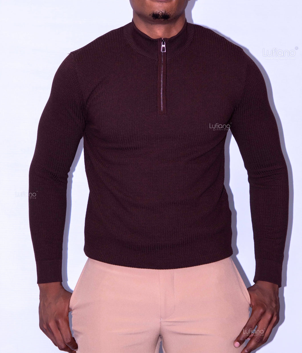 11509: Cardigan: Brown