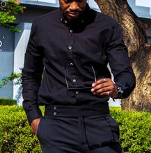 Load image into Gallery viewer, 37356 : Linen Shirt - Black