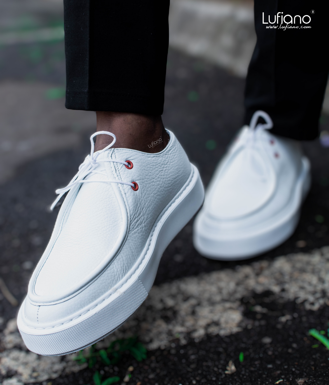 Fall Shoes Trendy Shoes For Teens 219 195- Lufiano Lace Up: White