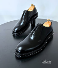 Load image into Gallery viewer, 243 - Lufiano Lace up: Black
