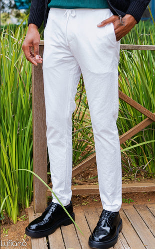 38291 Pants: Ecru