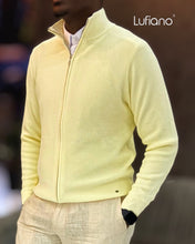 Load image into Gallery viewer, LFN038:Cardigen Knit Top: Butter milk