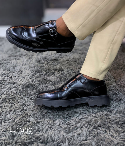 241 - Lufiano Lace up: Black